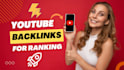 provide youtube video embedded backlinks to boost your video