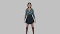 do realistic 3d character, non human creature,rig3d for ue5, stylized nsf model