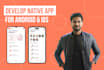 do mobile app development for your android or ios application