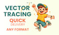 do logo vector tracing, vectorize image in adobe illustrator