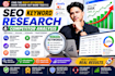 do SEO keyword research and competitor analysis for higher rankings