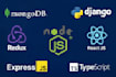 do full stack web application development mern and django