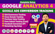 setup google analytics 4, ads conversion tracking, ga4 ecommerce tracking by GTM
