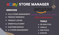 manage all ebay seller account and drop shipping on it with percentage base