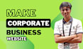 make corporate, business, life coach wordpress website and consulting