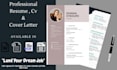 write a professional resume and cover letter