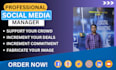 be your dedicated social media marketing manager and skilled content creator