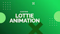 do custom lottie json and GIF animations for your website