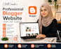 create a professional blogger website