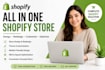 clone copy and redesign shopify website or shopify store