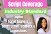 provide industry quality script coverage and feedback