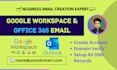 setup google workspace or microsoft 365 email in 1 hour