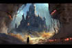 design 2d game concept art background and environment