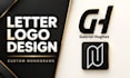 design a modern minimalist monogram and letter logo