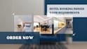 create a professional hotel booking website