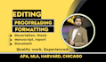 format, edit and proofread your thesis or dissertation professionally