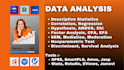 do data analysis using smartpls, rstudio, stata, spss, amos, jasp, and jamovi