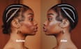 do high end skin retouching on portrait, beauty photo editing