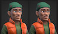 model 3d game character, 3d game character design, game character modeling