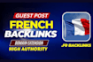 do guest posts on french websites