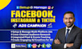 be your meta  and tiktok ads expert for sells and lead