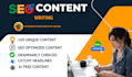 seo content writing, blog post writing ,article rewriting