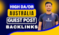 do australia guest post on high da australian blog