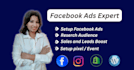 setup facebook ads campaign for leads sales and traffic