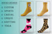 make a custom and pattern socks design