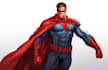 draw superhero character art