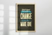 design typography poster, wall art and word cloud