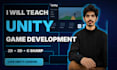 teach unity game development and c sharp scripting