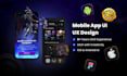 design modern mobile app uiux in figma for ios and android