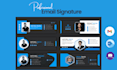 do modern HTML email signature for outlook, gmail, apple etc