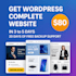 develop the complete wordpress website for your business