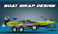 do unique  boat wrap designs, jet ski, watercraft, surfboard