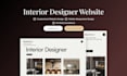 design a stunning architecture and interior designer portfolio website