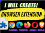 create chrome extension, browser extension, chrome, extension