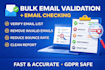 do bulk email validation and email checking