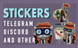 do telegram animated stickers for crypto, emoji, discord