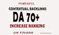 create high da contextual backlinks for ranking