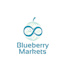 design good looking blueberry markets logo
