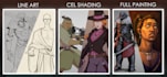 create digital character illustrations