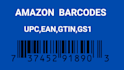 worldwide barcode generation for amazon retail listings