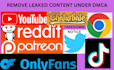 remove leaked and infringing content under dmca