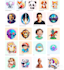print your customized anime, comic stickers,3d sticker
