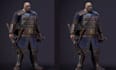 3d modular character, 3d character modeling, human model, anime character design