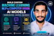 build custom machine learning, nlp and computer vision ai models