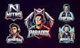 design twitch youtube gaming mascot logo