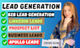 do b2b lead generation, prospect list, business leads, email list building